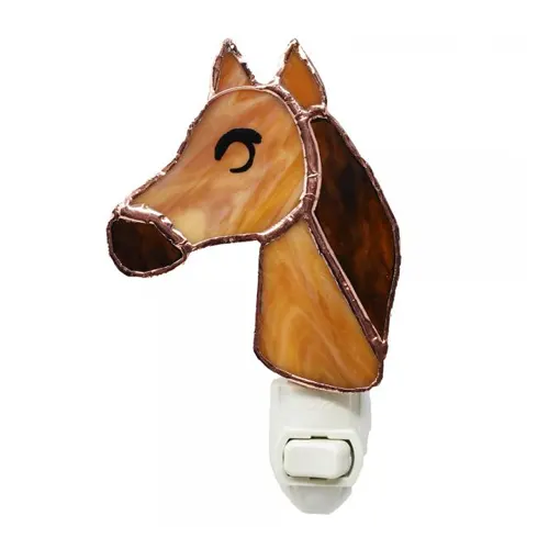 Stained Glass Horse Nightlight