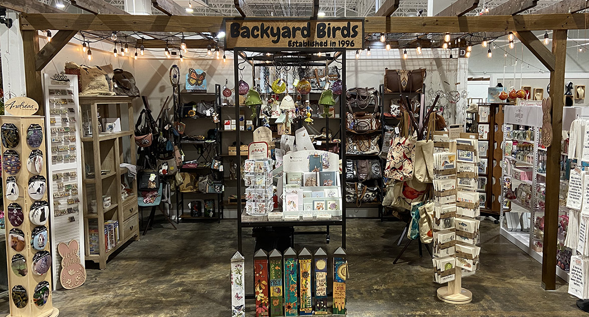 Backyard Birds at Painted Tree Booth D7