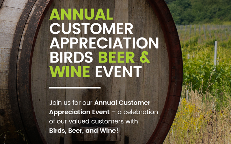 Birds Beer Wine Event